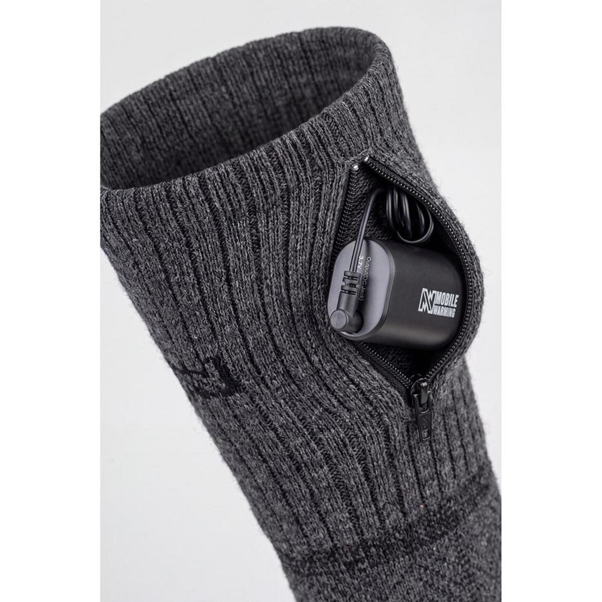 Mobile Warming Unisex 3.7V Wool Crew Heated Socks Mobile Warming Unisex 3.7V Wool Crew Heated Socks