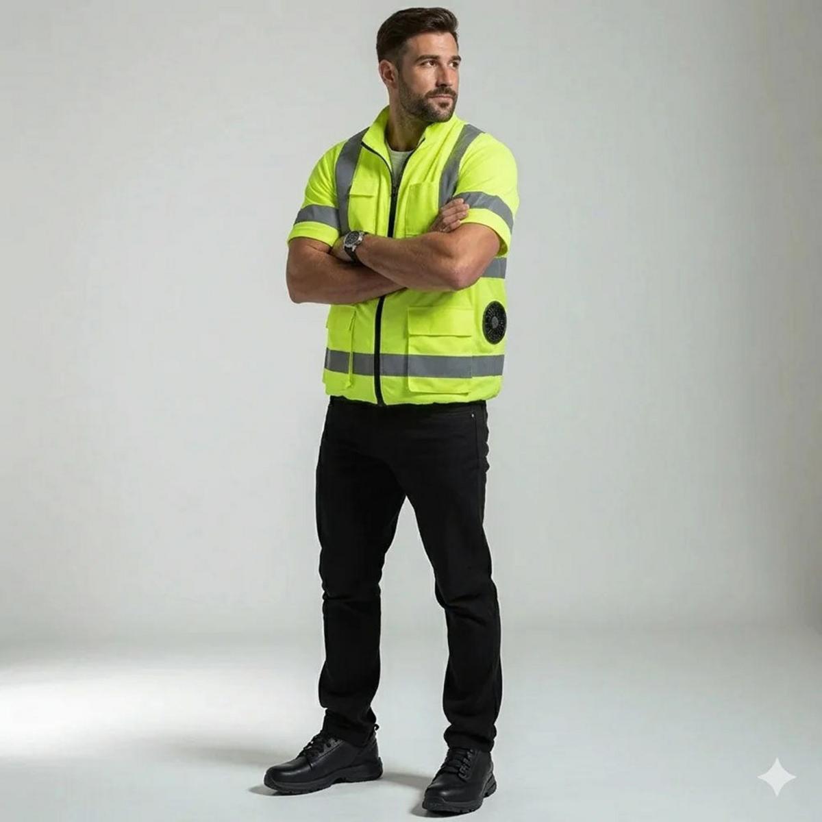 Polar Quest Hi-Vis Class 3 Cooling Shirt Polar Quest Hi-Vis Class 3 Cooling Shirt