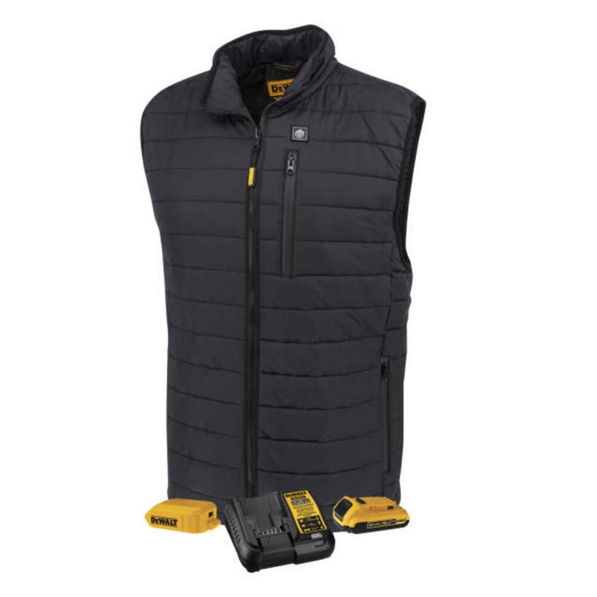 Dewalt Men's Heated Puffer Vest Kit - Black Dewalt Men's Heated Puffer Vest Kit - Black