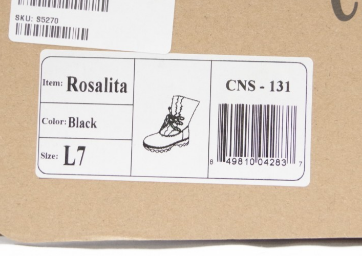 Cloud Nine Rosalita Sheepskin Boots - Black - Women - Size 7 Cloud Nine Rosalita Sheepskin Boots - Black - Women - Size 7