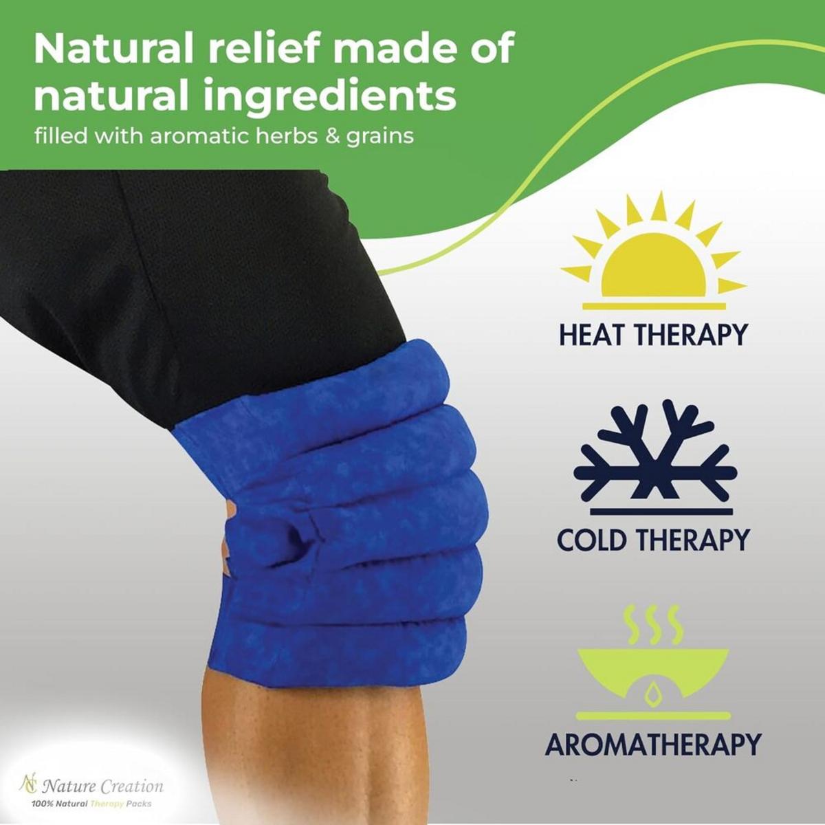 Nature Creation Microwavable Herbal Heating Pad for Knee and Elbow Nature Creation Microwavable Herbal Heating Pad for Knee and Elbow
