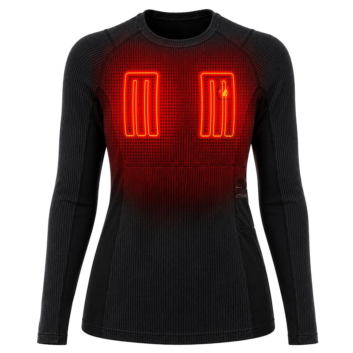 ActionHeat Pro Series+ Bluetooth Women's Heated Base Layer Shirt ActionHeat Pro Series+ Bluetooth Women's Heated Base Layer Shirt