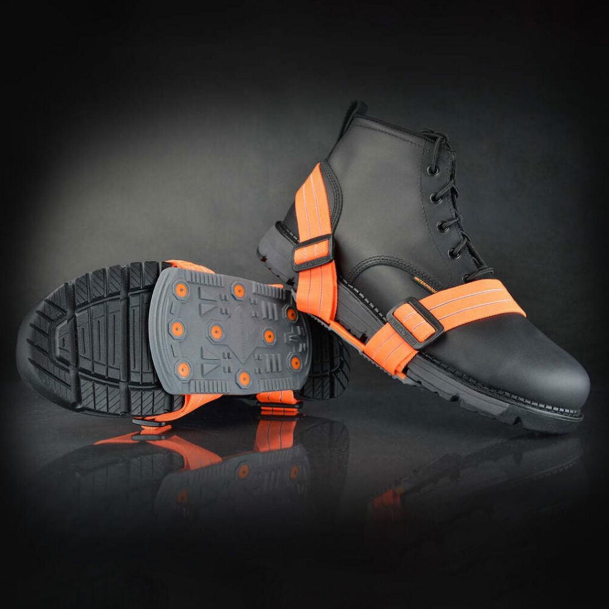 Winter Walking Ice Breaker with Transitional Traction Ice Cleats Winter Walking Ice Breaker with Transitional Traction Ice Cleats