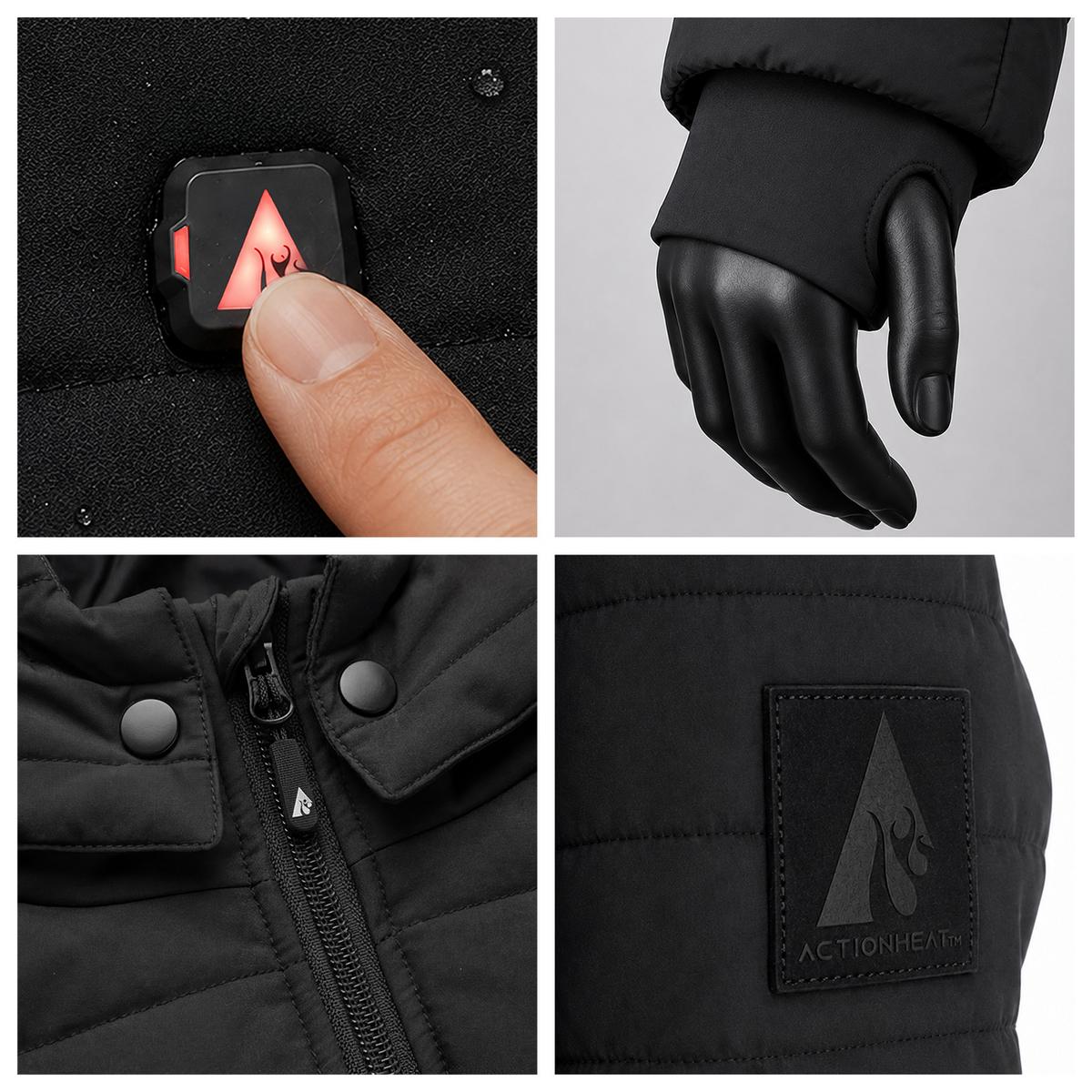 ActionHeat Pro Series+ Bluetooth Men's Puffer Heated Jacket ActionHeat Pro Series+ Bluetooth Men's Puffer Heated Jacket