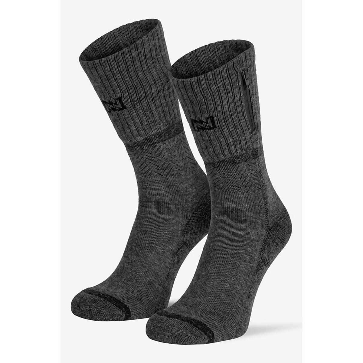Mobile Warming Unisex 3.7V Wool Crew Heated Socks Mobile Warming Unisex 3.7V Wool Crew Heated Socks