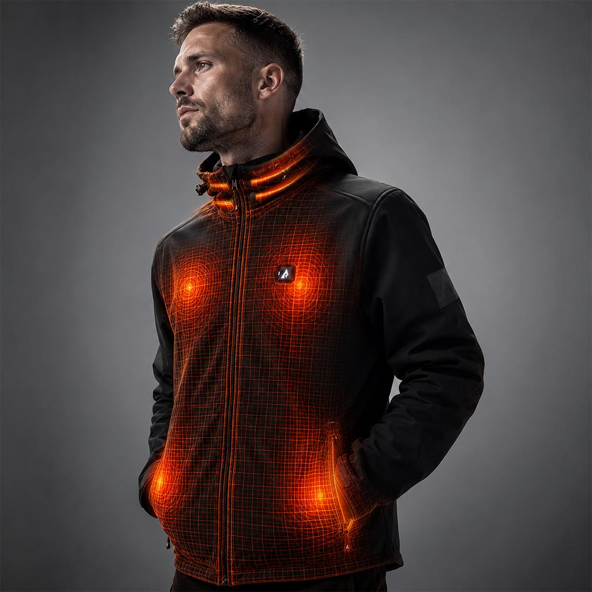 ActionHeat Pro Series+ Bluetooth Men's Softshell Heated Jacket ActionHeat Pro Series+ Bluetooth Men's Softshell Heated Jacket