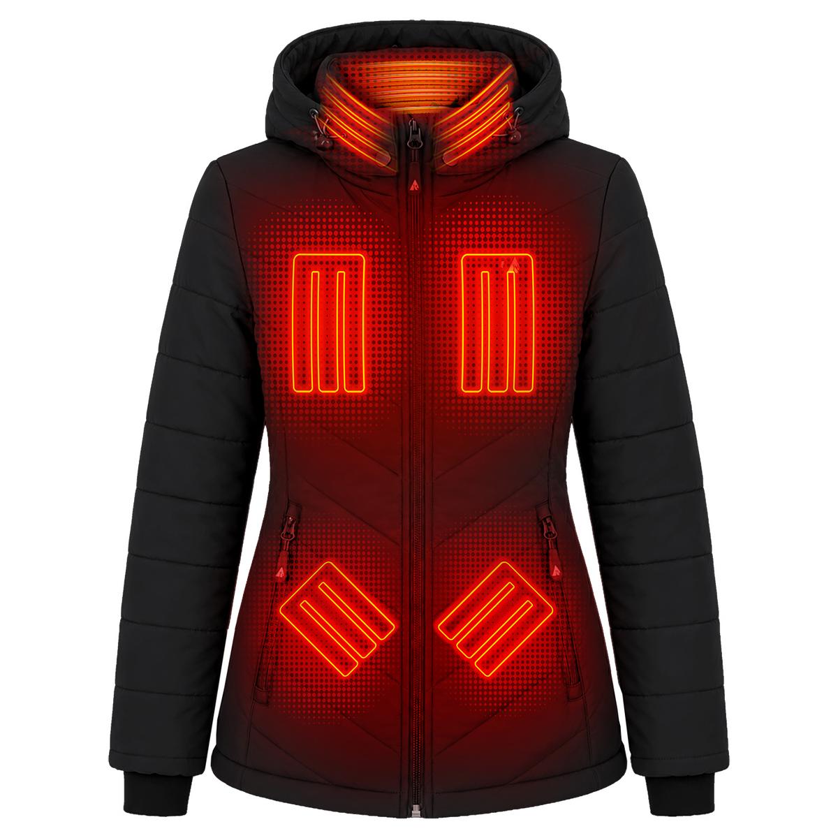 ActionHeat Pro Series+ Bluetooth Women's Puffer Heated Jacket ActionHeat Pro Series+ Bluetooth Women's Puffer Heated Jacket