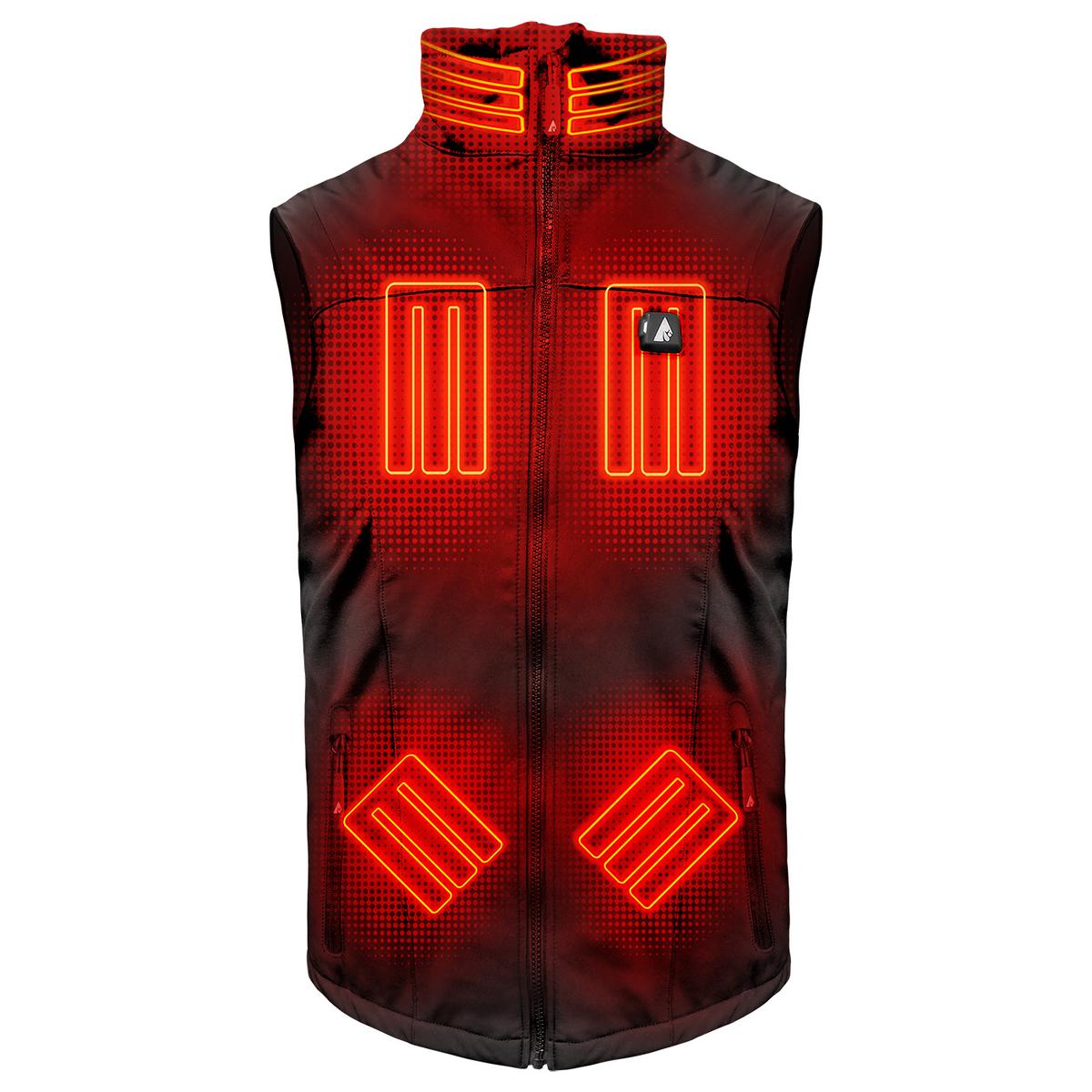 ActionHeat Pro Series+ Bluetooth Men's Softshell Heated Vest ActionHeat Pro Series+ Bluetooth Men's Softshell Heated Vest