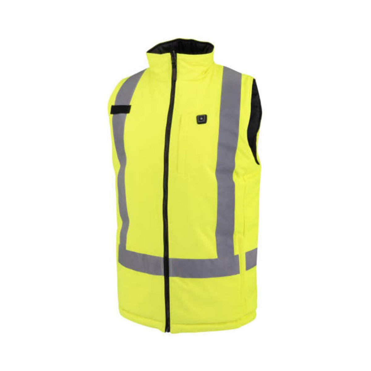Radians Class 2 Reversible Heated Vest - Hi-Vis Green Radians Class 2 Reversible Heated Vest - Hi-Vis Green