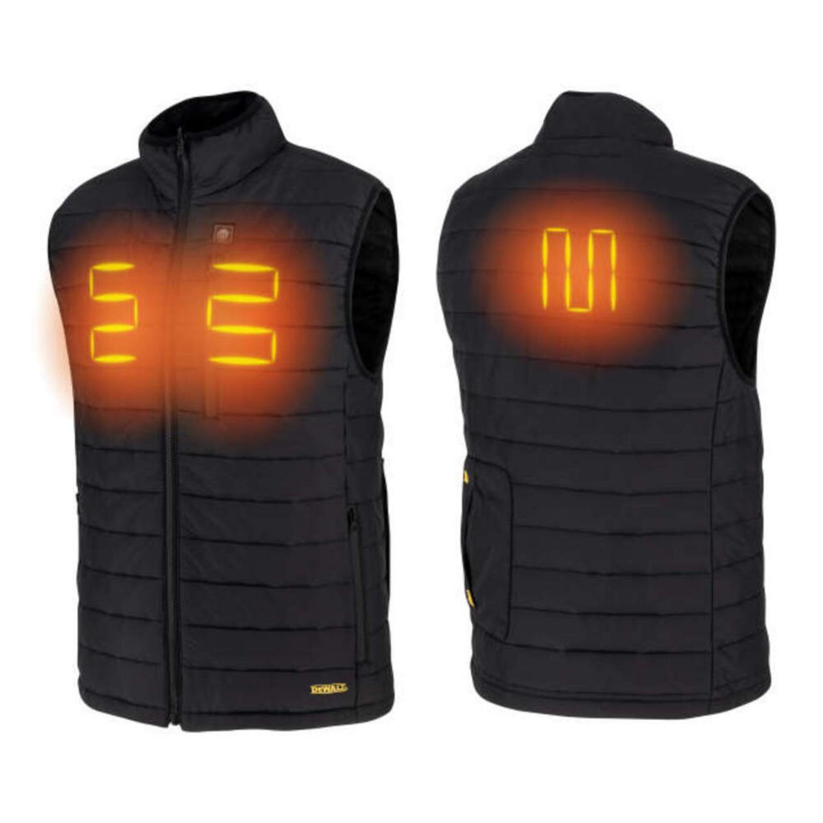 Dewalt Men's Heated Puffer Vest Kit - Black Dewalt Men's Heated Puffer Vest Kit - Black