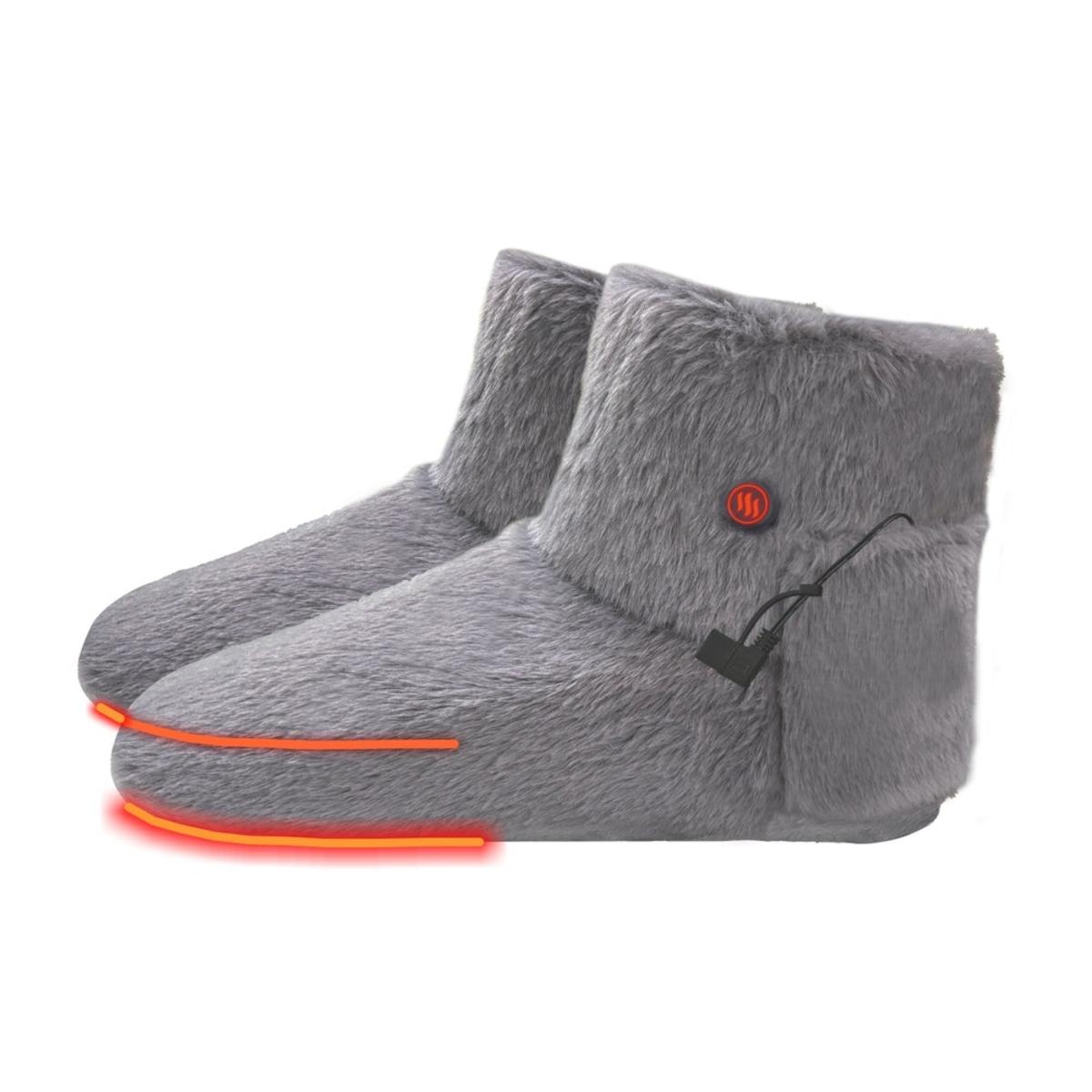 Glovii Heated Home Slipper - Grey Glovii Heated Home Slipper - Grey