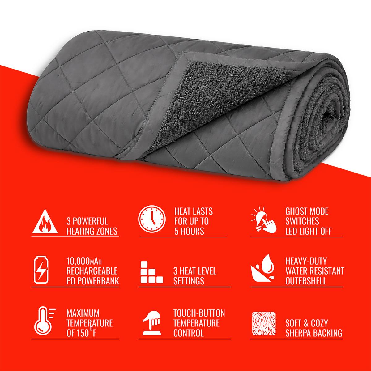 ActionHeat Indoor/Outdoor Camping Heated Blanket ActionHeat Indoor/Outdoor Camping Heated Blanket