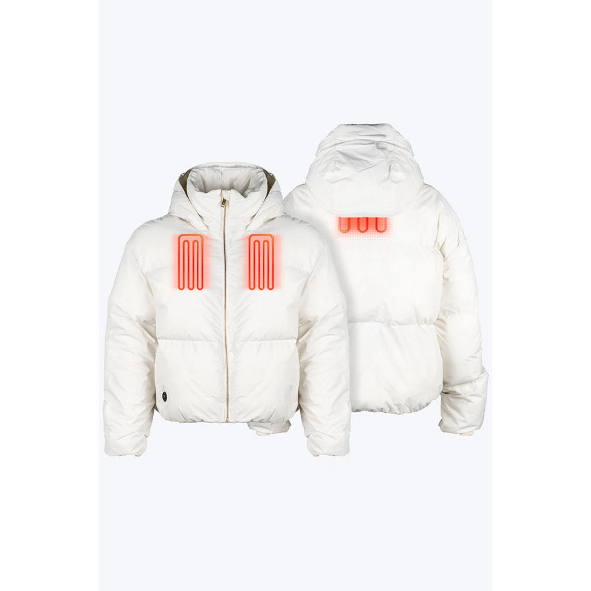 Mobile Warming Women's 7.4V Cloud IX Crop Puffer Heated Jacket Mobile Warming Women's 7.4V Cloud IX Crop Puffer Heated Jacket