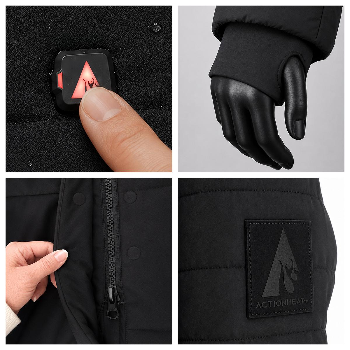 ActionHeat Pro Series+ Bluetooth Women's Long Puffer Heated Jacket ActionHeat Pro Series+ Bluetooth Women's Long Puffer Heated Jacket