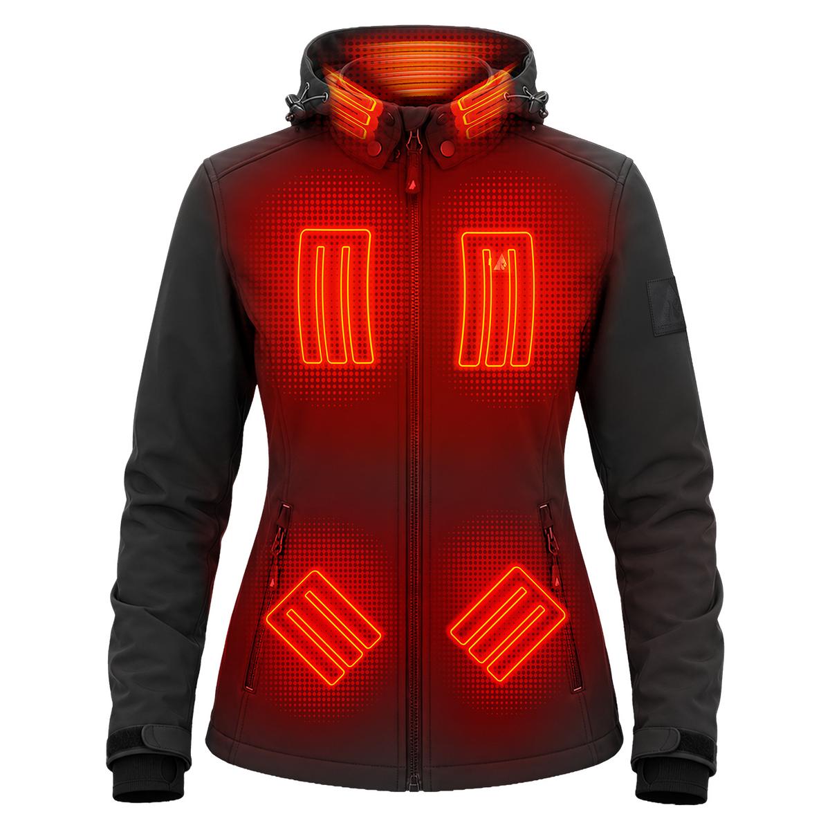 ActionHeat Pro Series+ Bluetooth Women's Softshell Heated Jacket ActionHeat Pro Series+ Bluetooth Women's Softshell Heated Jacket