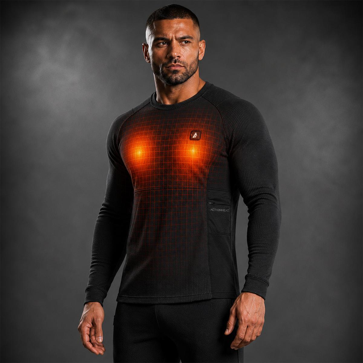ActionHeat Pro Series+ Bluetooth Men's Heated Base Layer Shirt ActionHeat Pro Series+ Bluetooth Men's Heated Base Layer Shirt