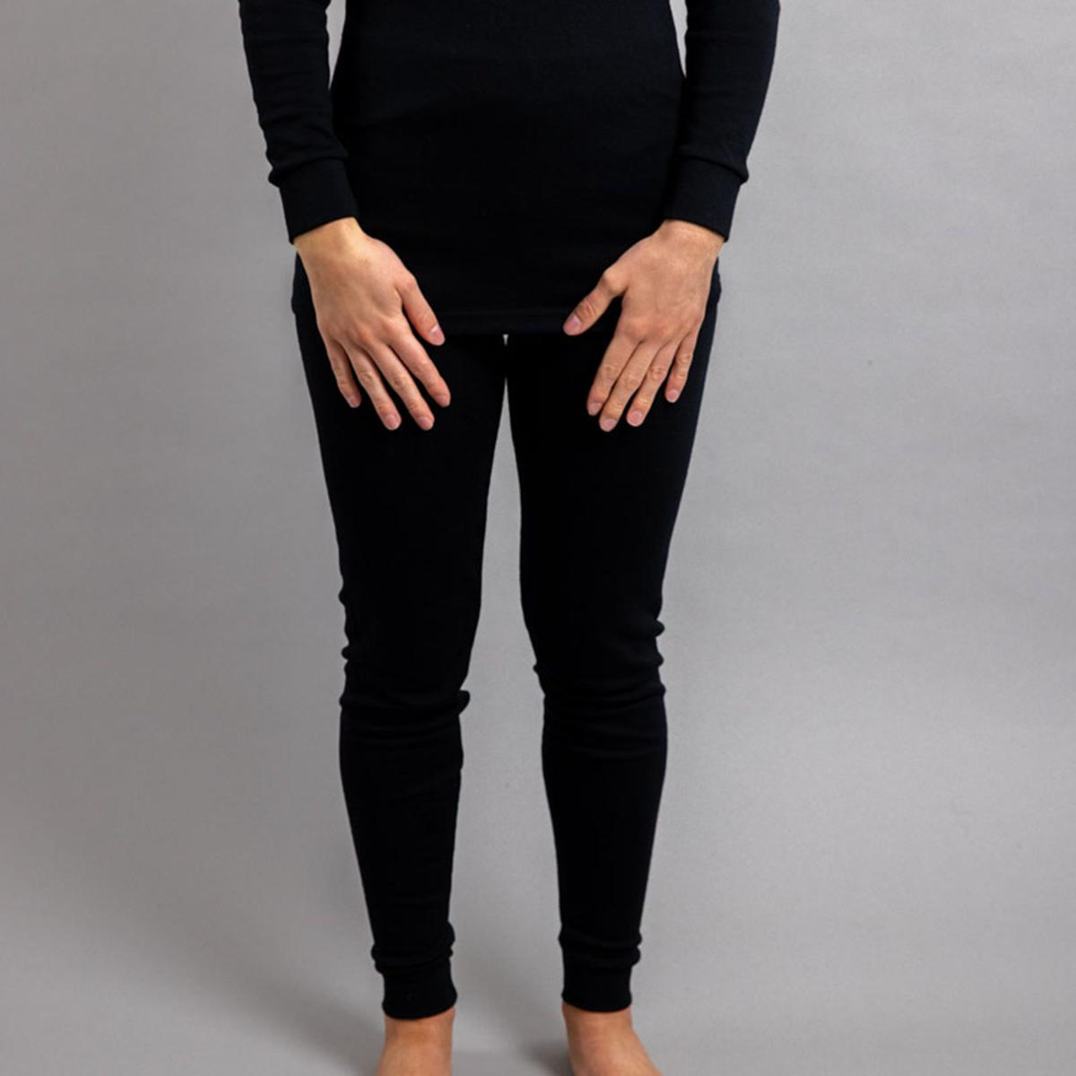Merino Skins Unisex Long John / Pant - Black Merino Skins Unisex Long John / Pant - Black