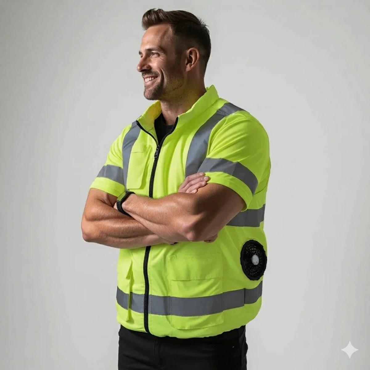 Polar Quest Hi-Vis Class 3 Cooling Shirt Polar Quest Hi-Vis Class 3 Cooling Shirt