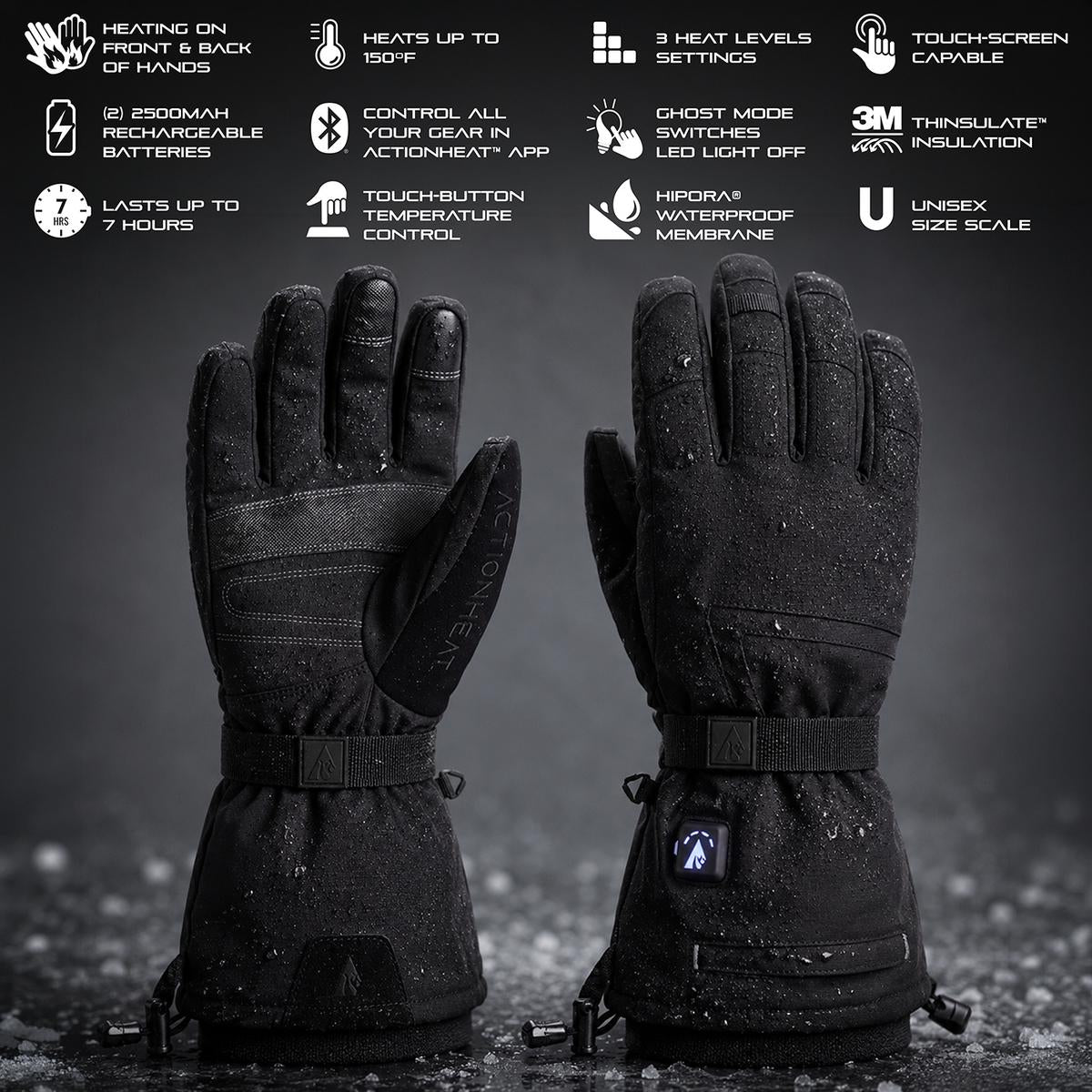 ActionHeat Pro Series+ Bluetooth Heated Gloves ActionHeat Pro Series+ Bluetooth Heated Gloves
