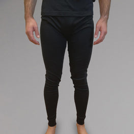 Merino Skins Unisex Long John / Pant - Black
