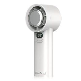 AlphaCool Handheld Fan with Cooling Plate - White