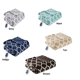 Beautyrest Heated Ogee Throw - 60"W x 70"L