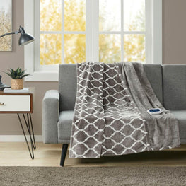 Beautyrest Heated Ogee Throw - 60"W x 70"L