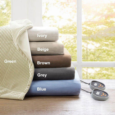 Beautyrest Electric Micro Fleece Heated Blanket - Queen