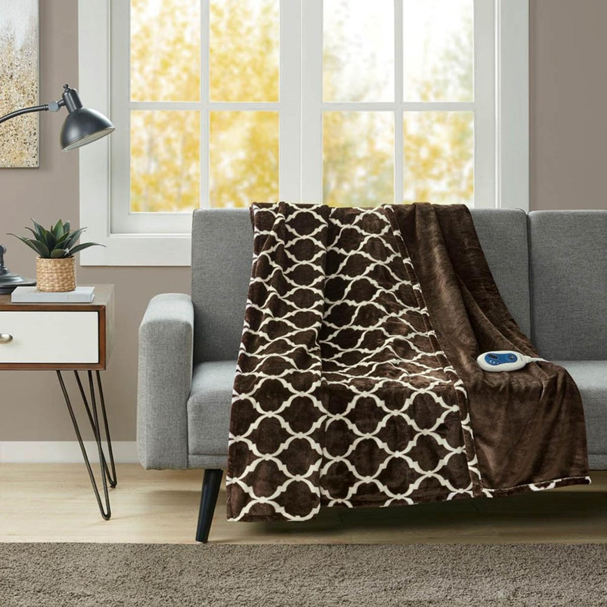 Beautyrest Heated Ogee Throw - 60