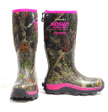 Dryshod NOSHO Ultra Hunt - Winter Hunting Boots -  Pink Camo - Women's - Size 7