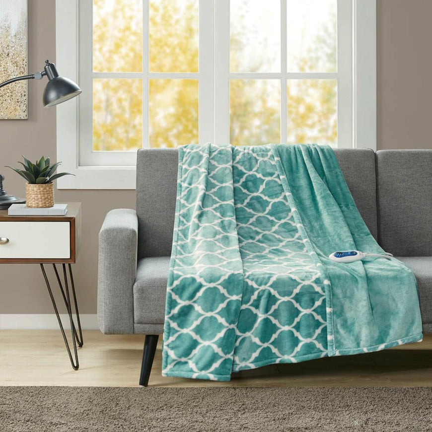 Beautyrest Heated Ogee Throw - 60