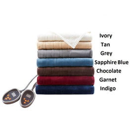 Woolrich Heated Plush to Berber Blanket - Twin