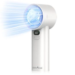 AlphaCool Handheld Fan with Cooling Plate - White
