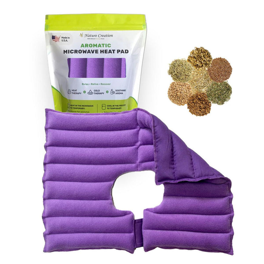 Nature Creation Microwavable Herbal Heating Pad for Upper Body