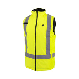 Radians Class 2 Reversible Heated Vest - Hi-Vis Green