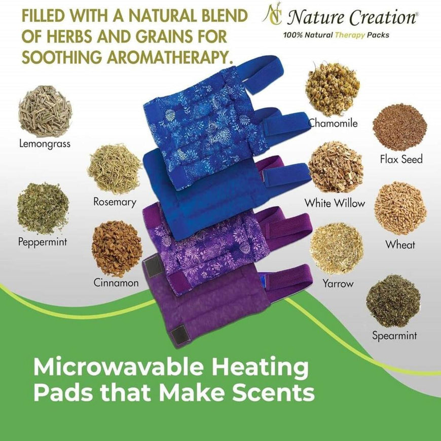 Nature Creation Microwavable Herbal Heating Pad for Knee and Elbow