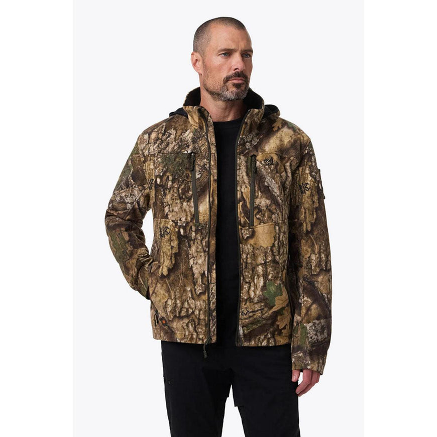 Mobile Warming Men's 7.4V APX Heated Fleece Camo Jacket