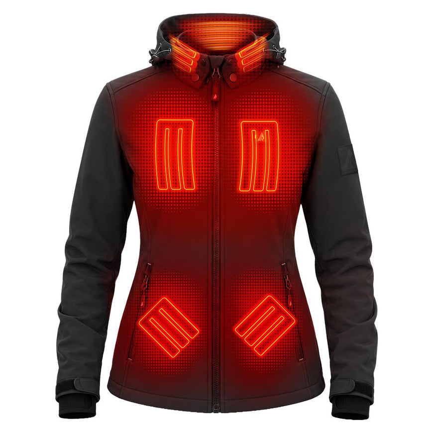 ActionHeat Pro Series+ Bluetooth Women's Softshell Heated Jacket