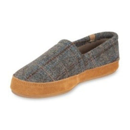 Acorn Men's Plaid Tweed Moccasin